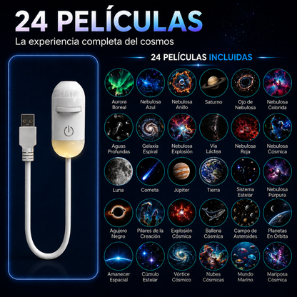 GalaxyLux™ Proyector de Galaxias 360°