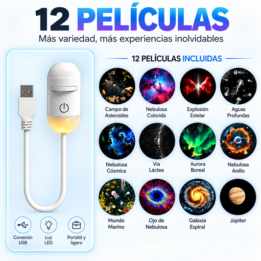 Projetor de Galáxias 360° GalaxyLux™