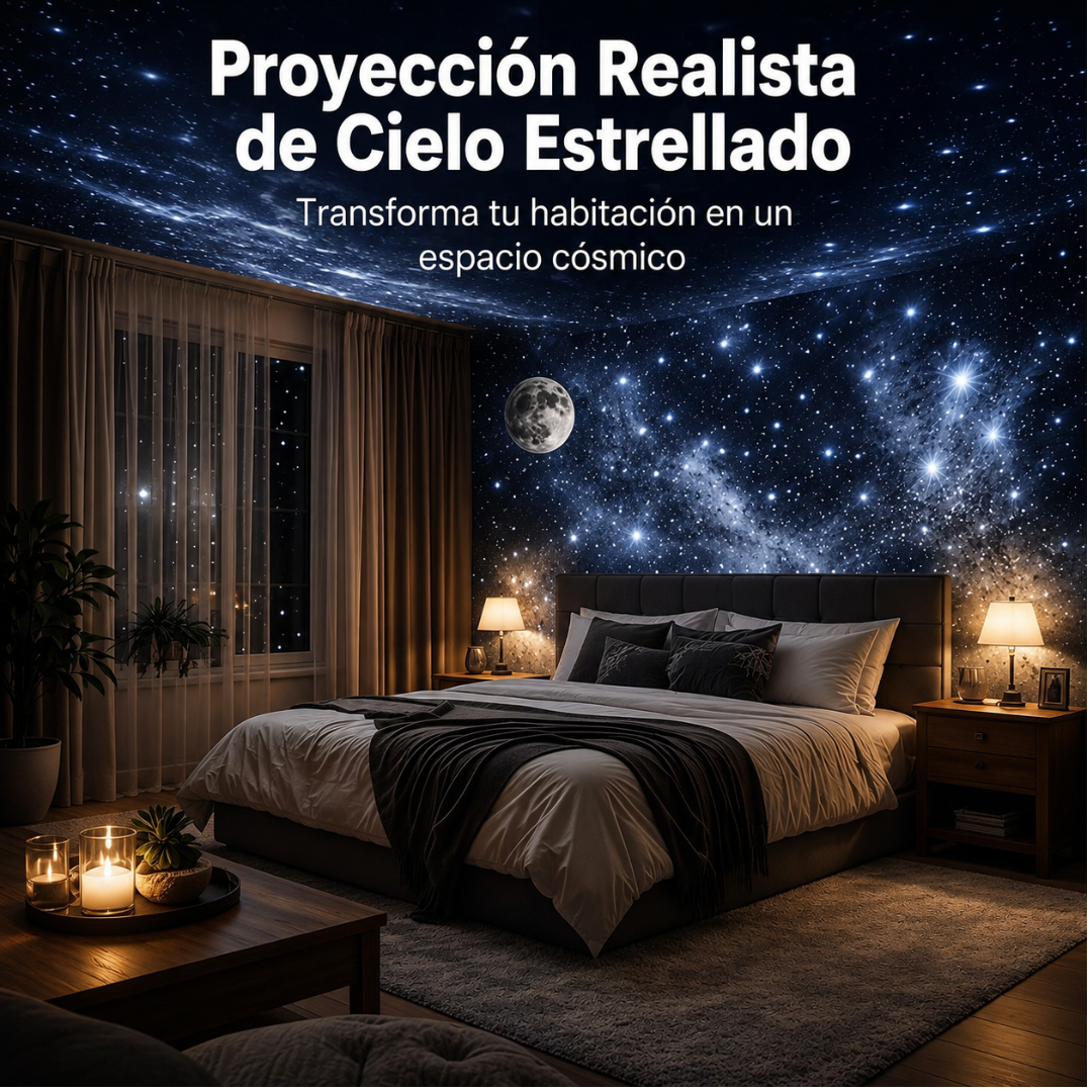 GalaxyLux™ Proyector de Galaxias 360°